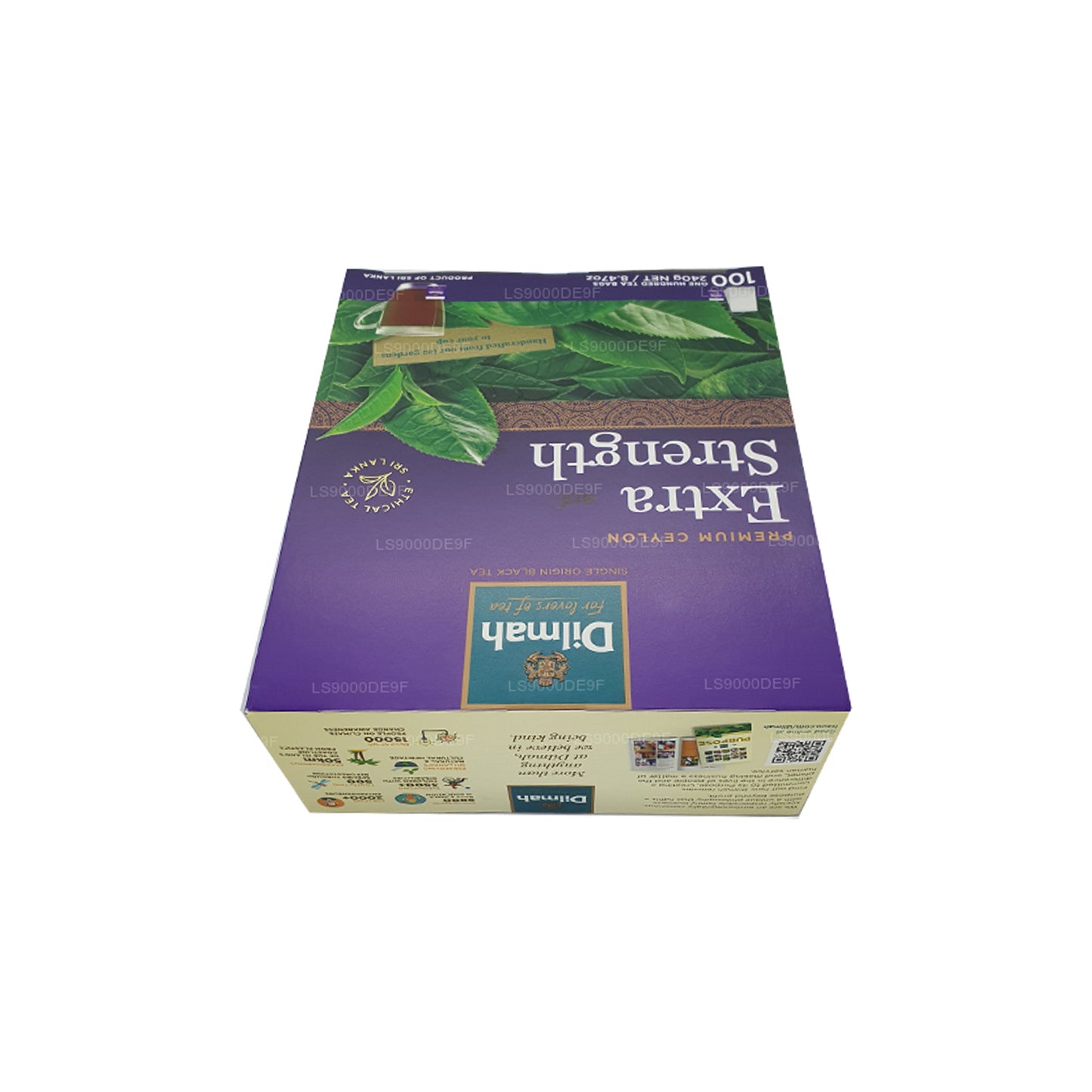 Thé de Ceylan Dilmah Premium Extra Strength (240 g) 100 sachets de thé