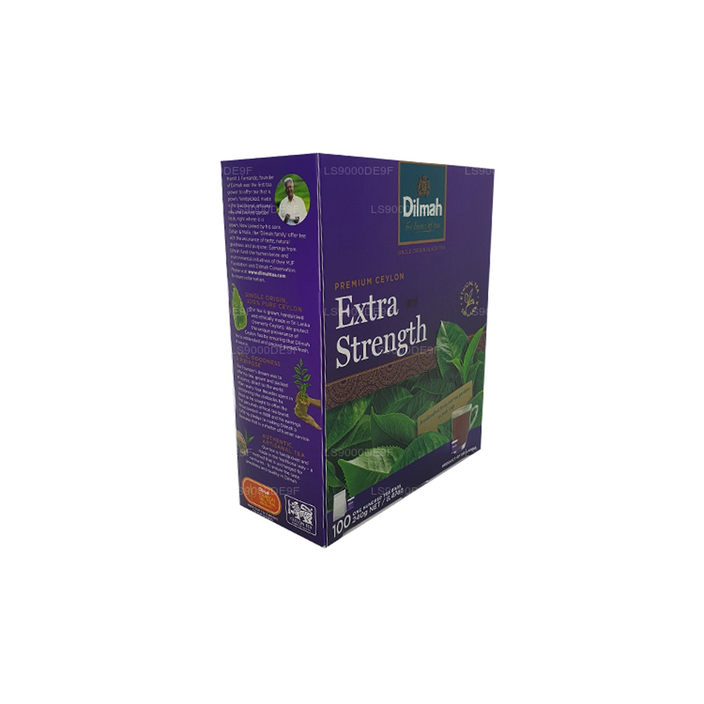 Thé de Ceylan Dilmah Premium Extra Strength (240 g) 100 sachets de thé