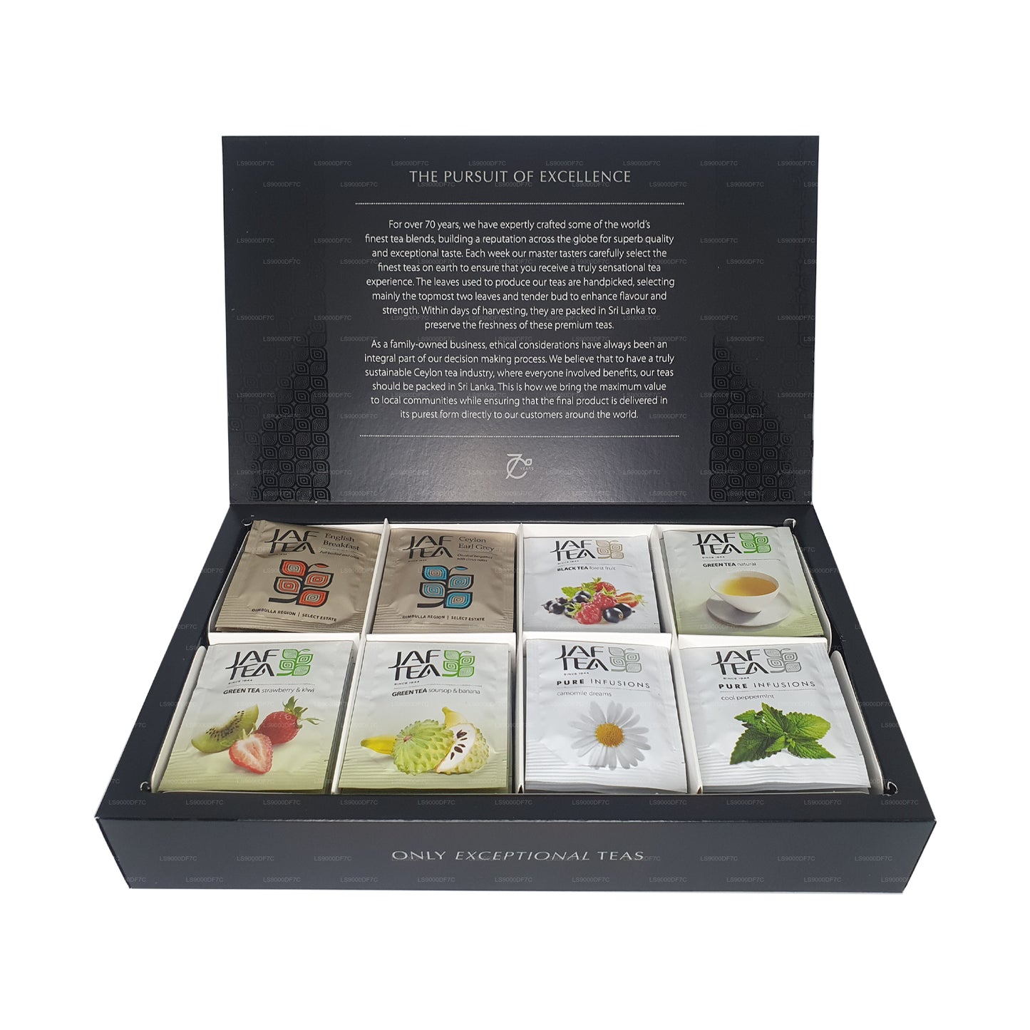 Thés et infusions Jaf Tea Pure (145 g) 80 sachets de thé