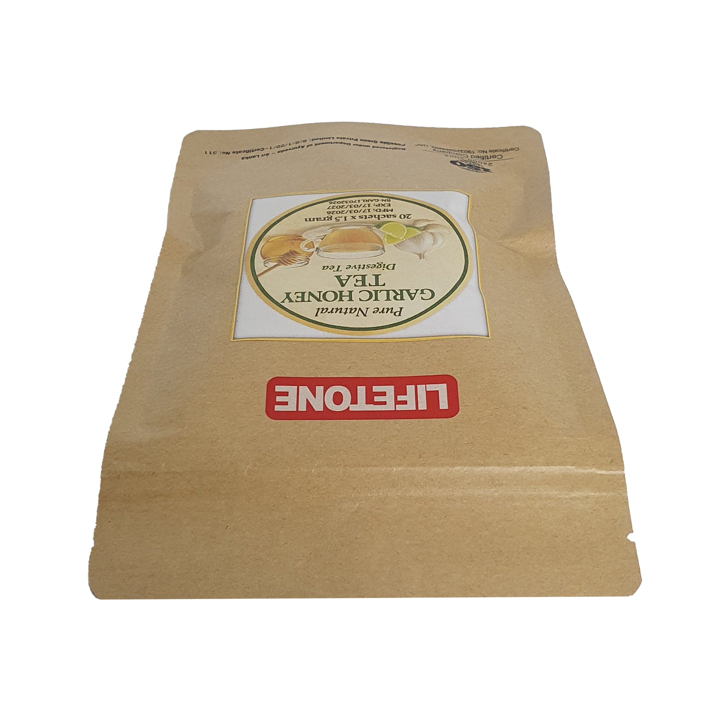 Thé à l'ail et au miel Lifetone (40g)
