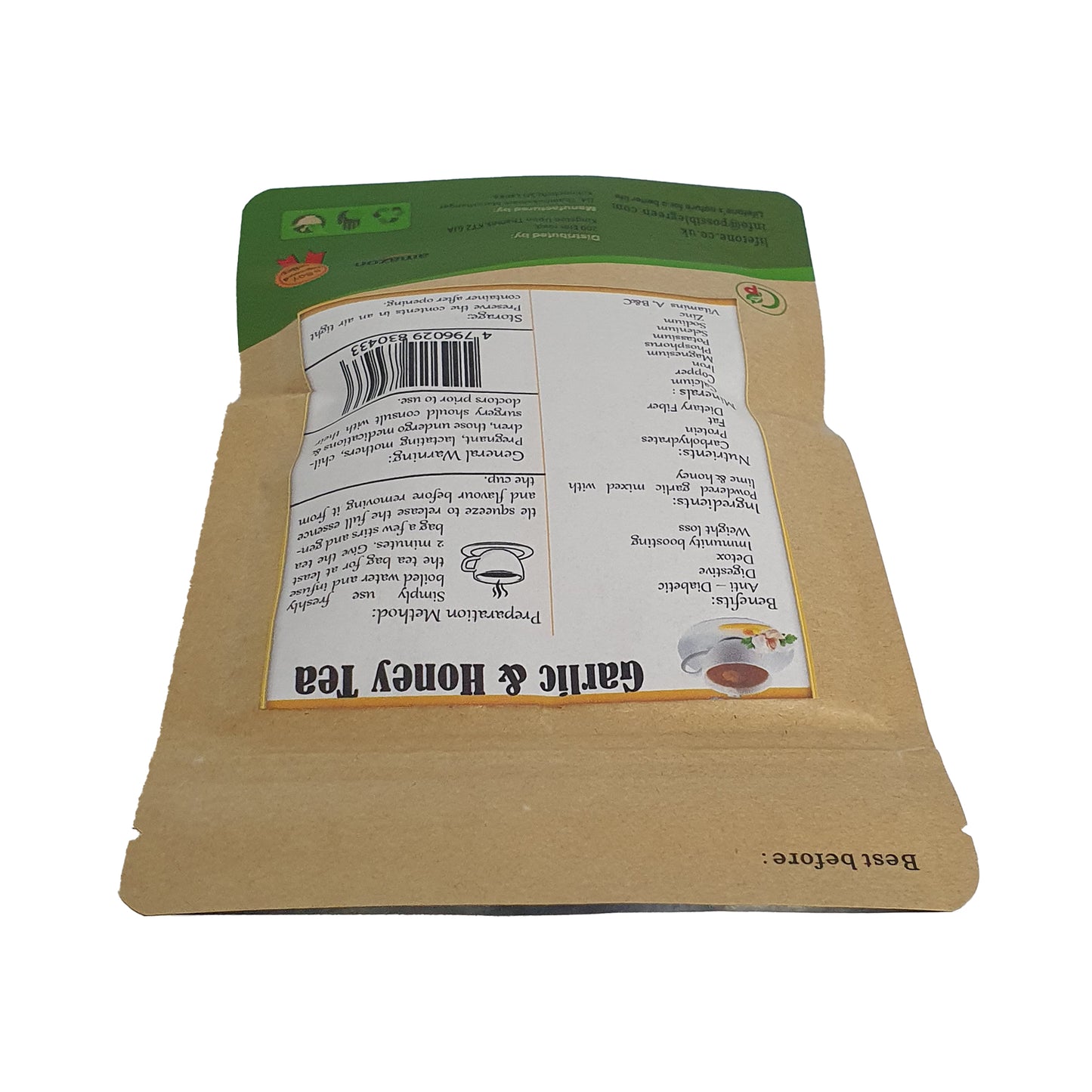 Thé à l'ail et au miel Lifetone (40g)