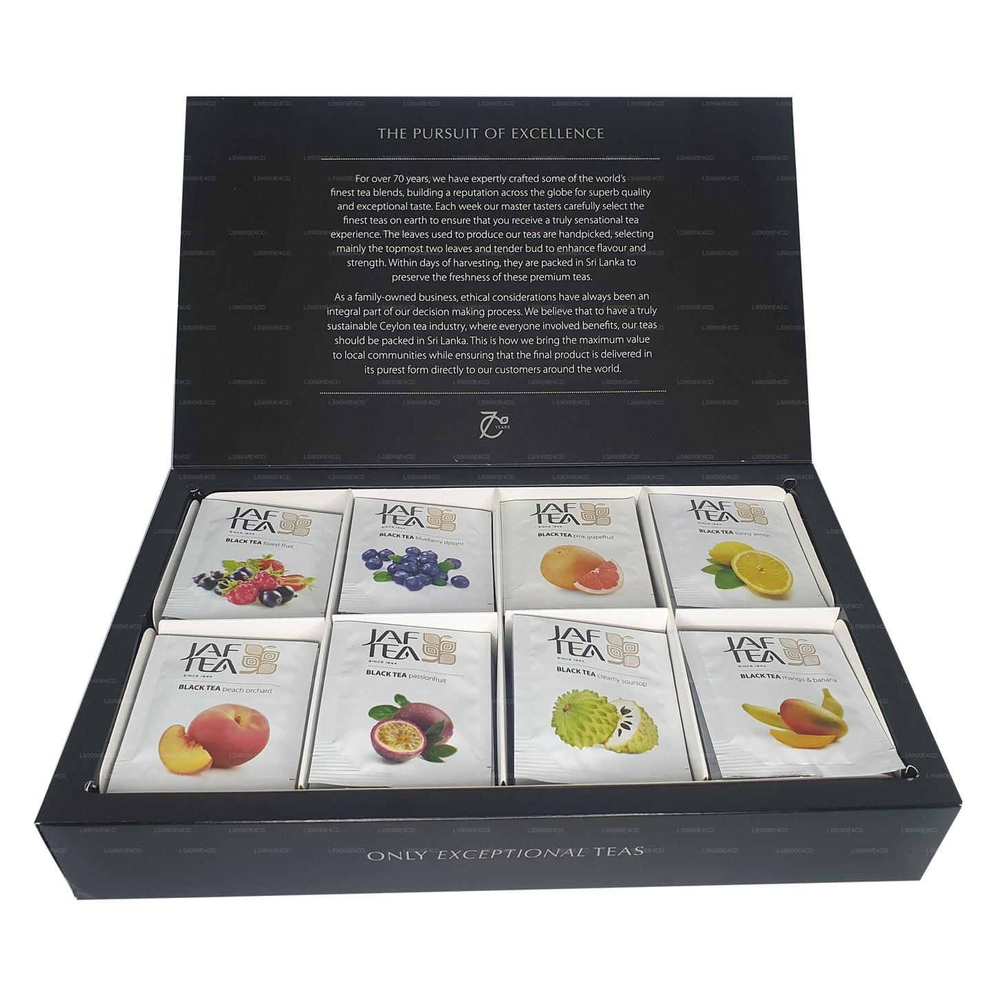 Collection Jaf Tea Pure Fruits (120g) 80 sachets de thé