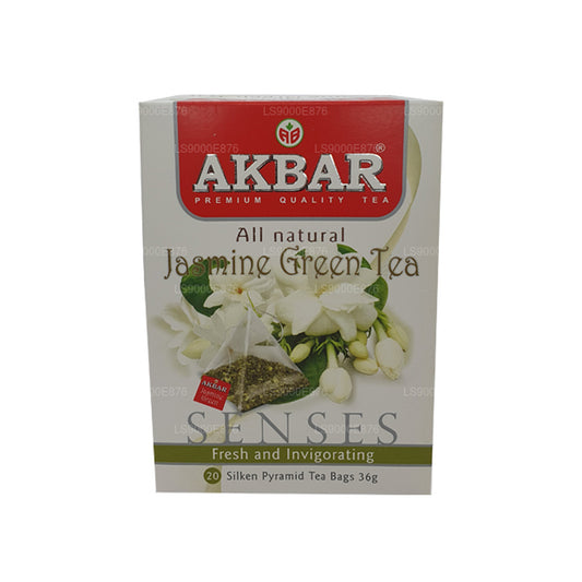 Thé vert Akbar Jasmine (36g) 20 sachets de thé