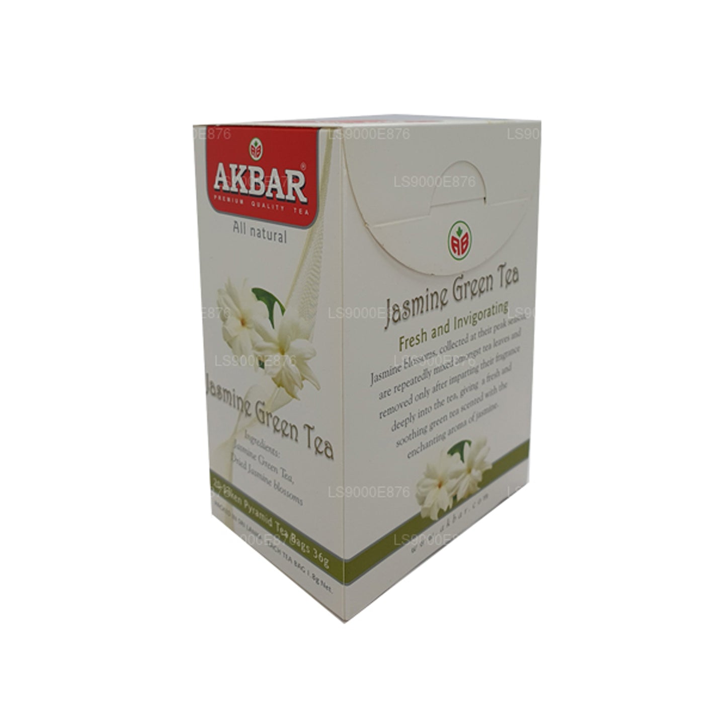 Thé vert Akbar Jasmine (36g) 20 sachets de thé