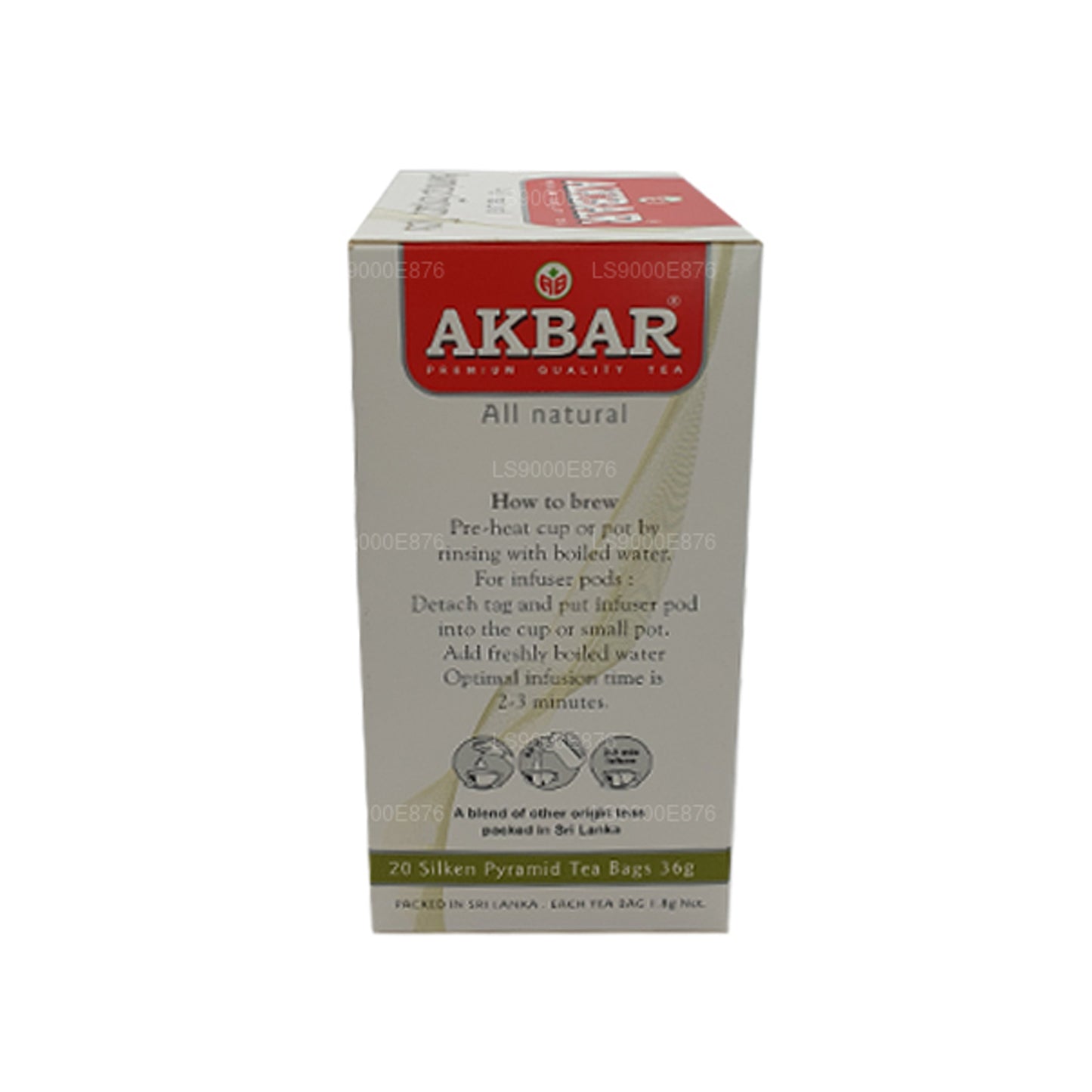 Thé vert Akbar Jasmine (36g) 20 sachets de thé
