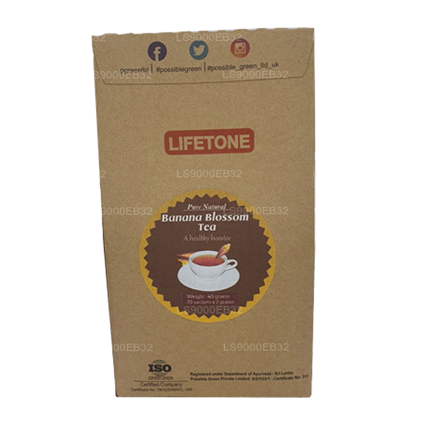 Thé Lifetone à la fleur de bananier (40 g)