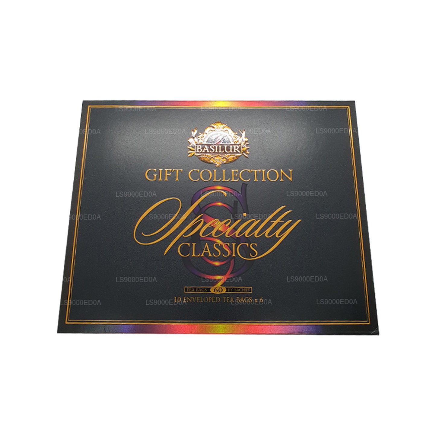 Coffret cadeau Basilur Assorted Specialty Classics (115 g) 60 sachets de thé enveloppés