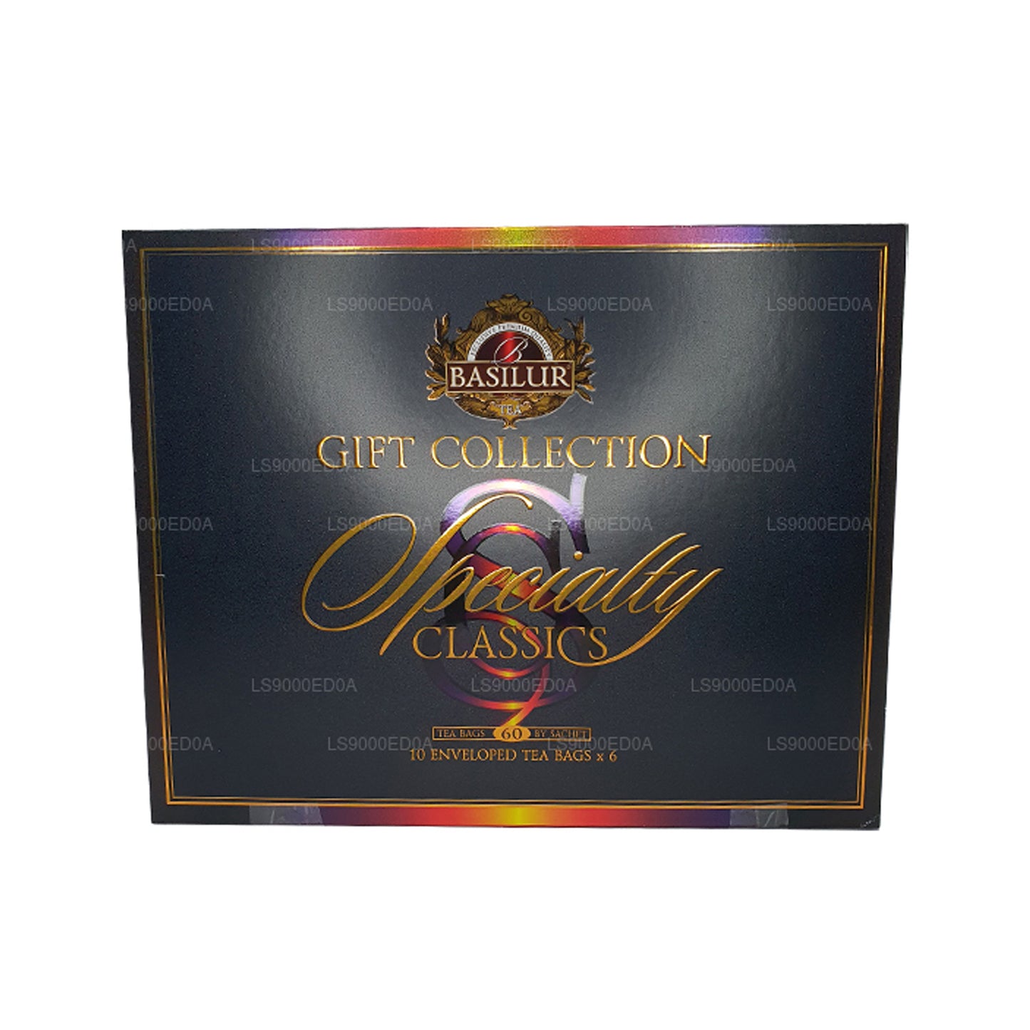 Coffret cadeau Basilur Assorted Specialty Classics (115 g) 60 sachets de thé enveloppés