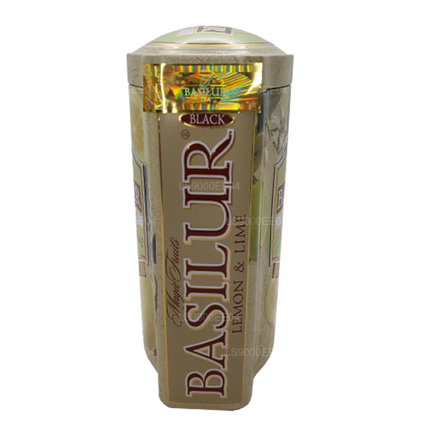 Boîte en étain Basilur Magic Fruits au citron et au citron vert (100 g)