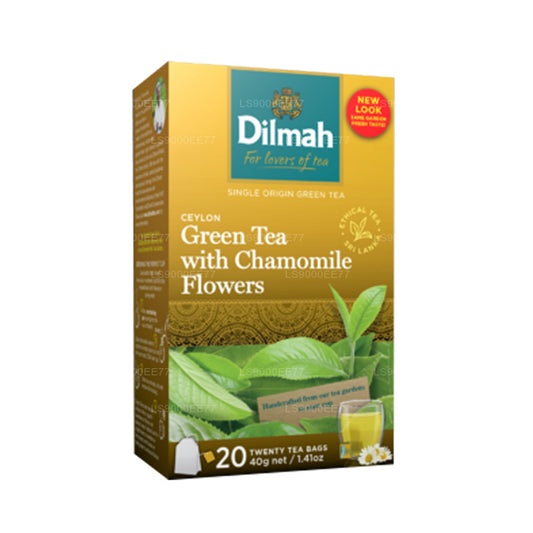 Thé vert aux fleurs de camomille (40g) 20 sachets