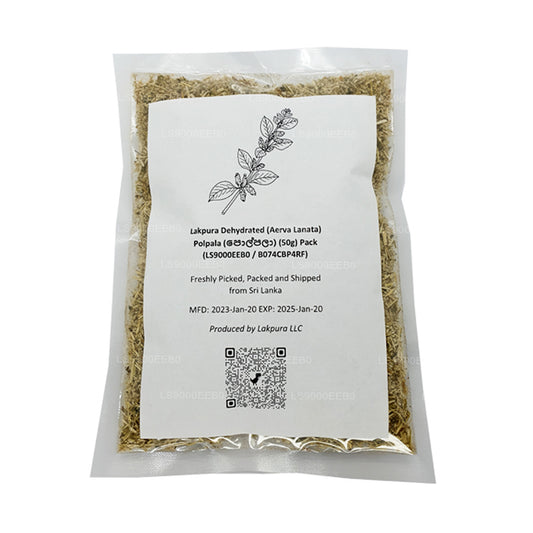 Sachet de Polpala (100 g) de Lakpura déshydraté (Aerva Lanata)