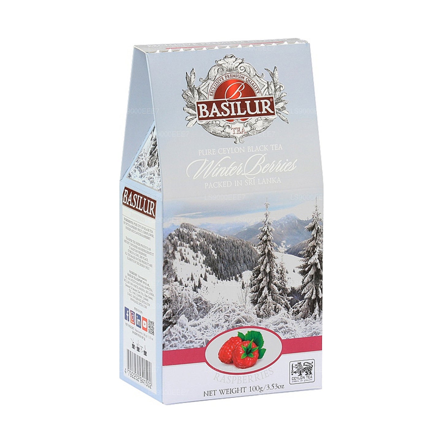 Baies d'hiver au basilic « framboises » (100g)