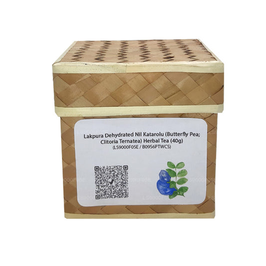 Tisane déshydratée Lakpura Nil Katarolu (pois papillon ; Clitoria Ternatea) (40 g)