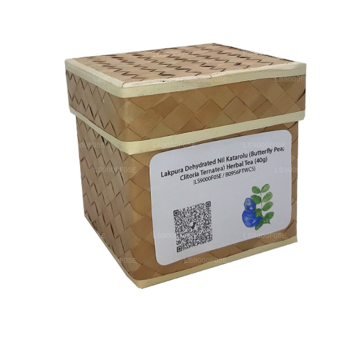 Tisane déshydratée Lakpura Nil Katarolu (pois papillon ; Clitoria Ternatea) (40 g)