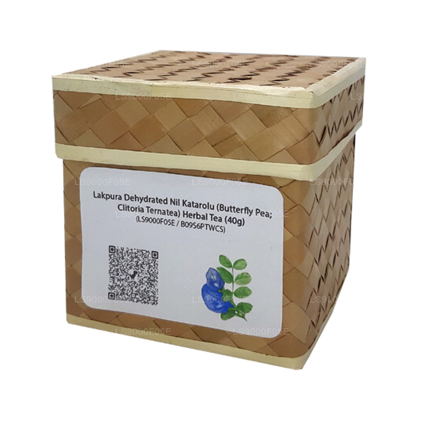 Tisane déshydratée Lakpura Nil Katarolu (pois papillon ; Clitoria Ternatea) (40 g)