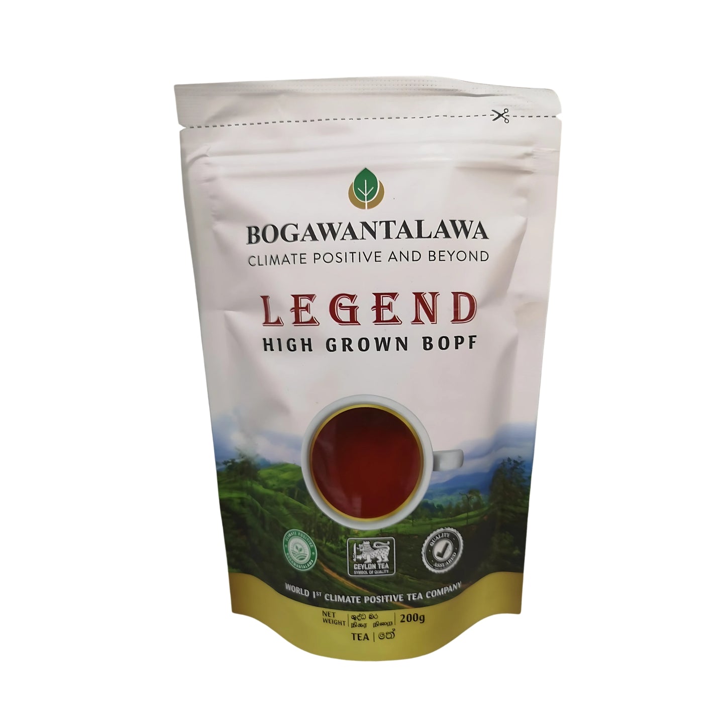 Thé noir pur Bogawantalawa Legend (400 g) 100% BOPF