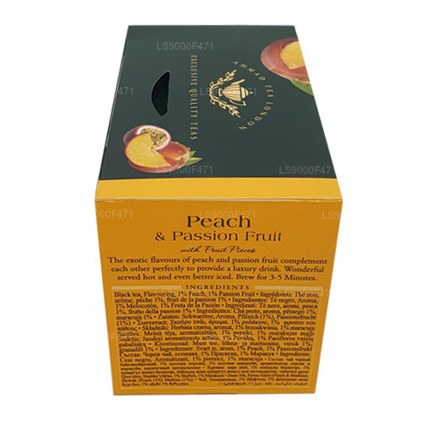 Ahmad Tea Peach and Passion 20 sachets de thé en aluminium (40 g)