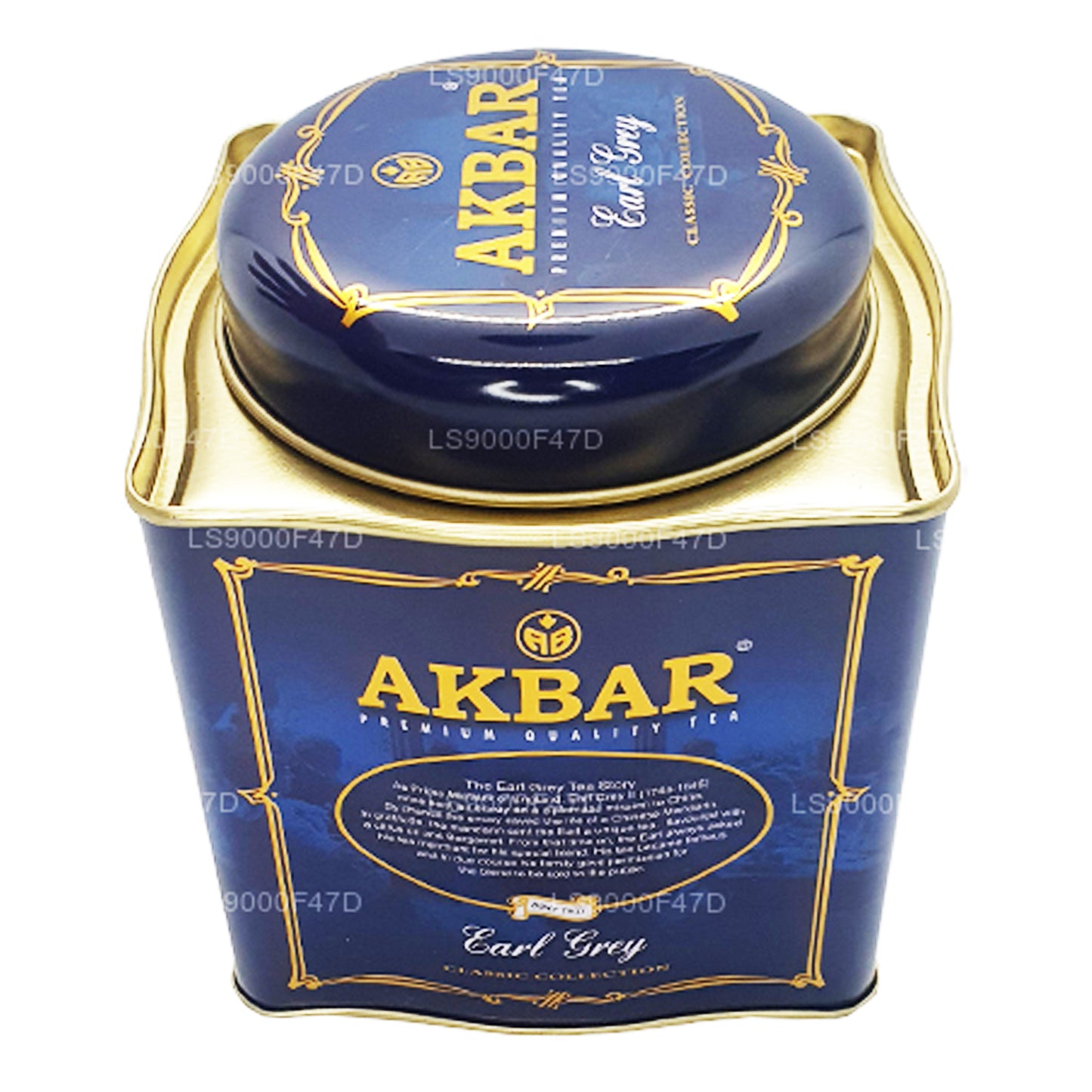 Thé aux feuilles Akbar Classic Earl Grey (250 g), boîte