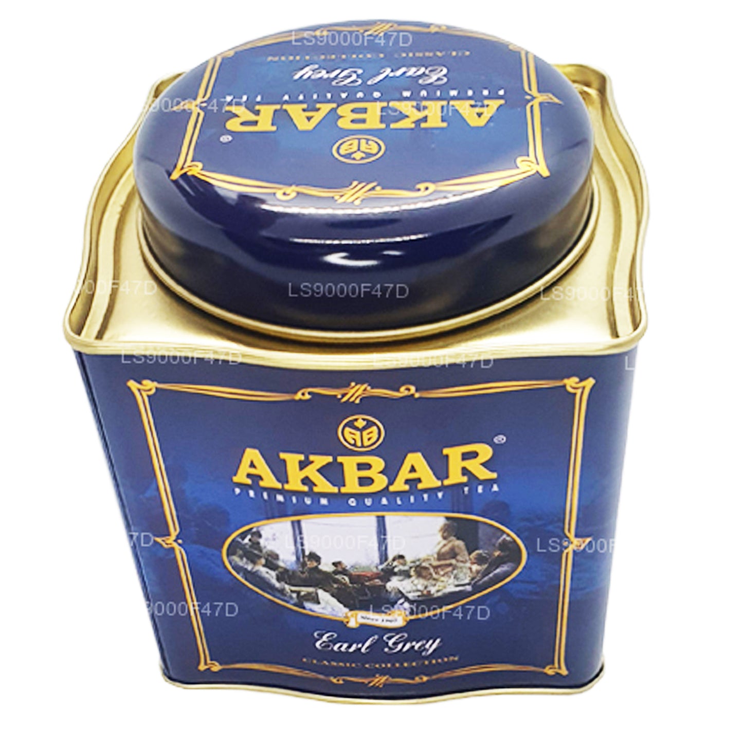 Thé aux feuilles Akbar Classic Earl Grey (250 g), boîte