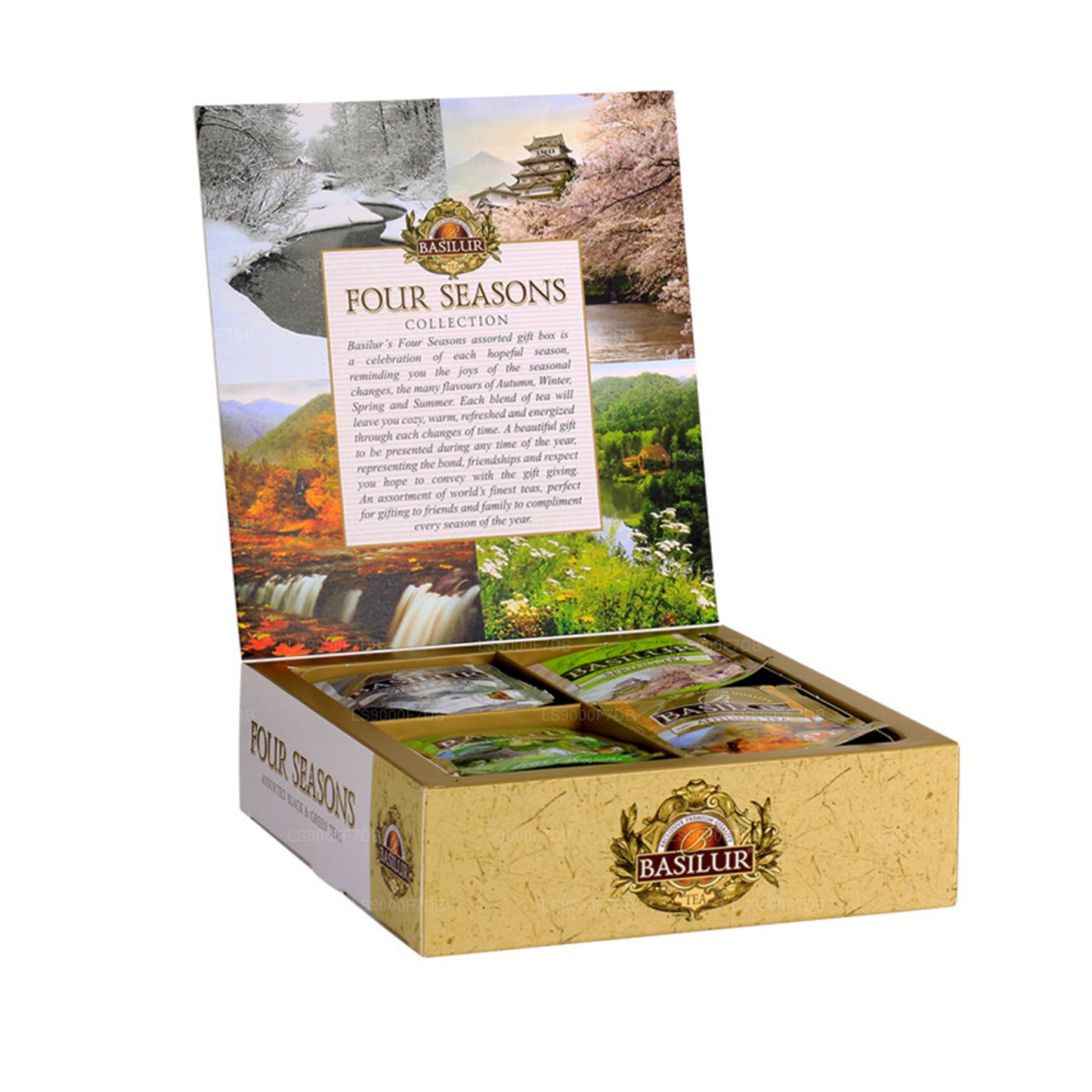 Basilur « Four Seasons Assorted » (70 g) 40 sachets de thé enveloppés