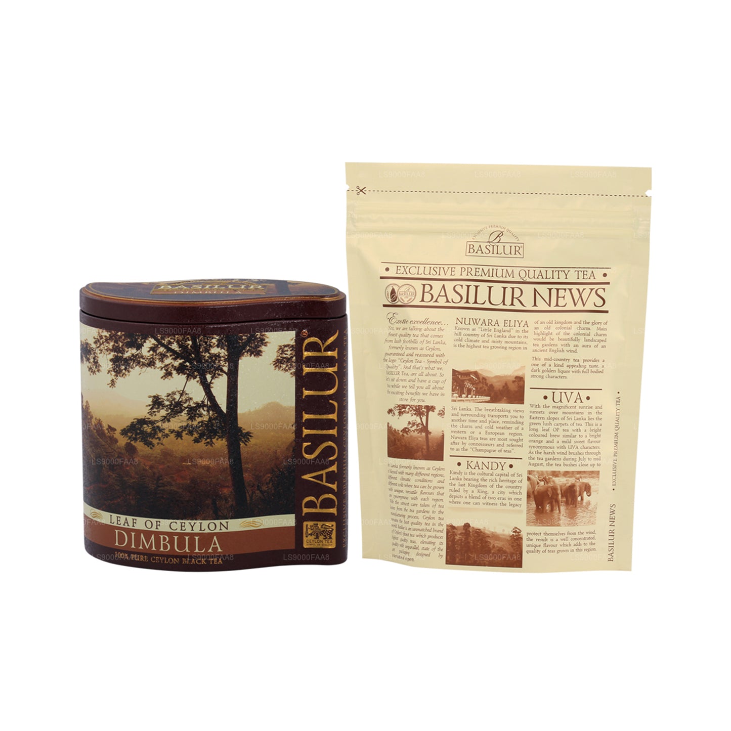 Boîte à feuilles de basilic de Ceylan « Dimbula » (100 g)