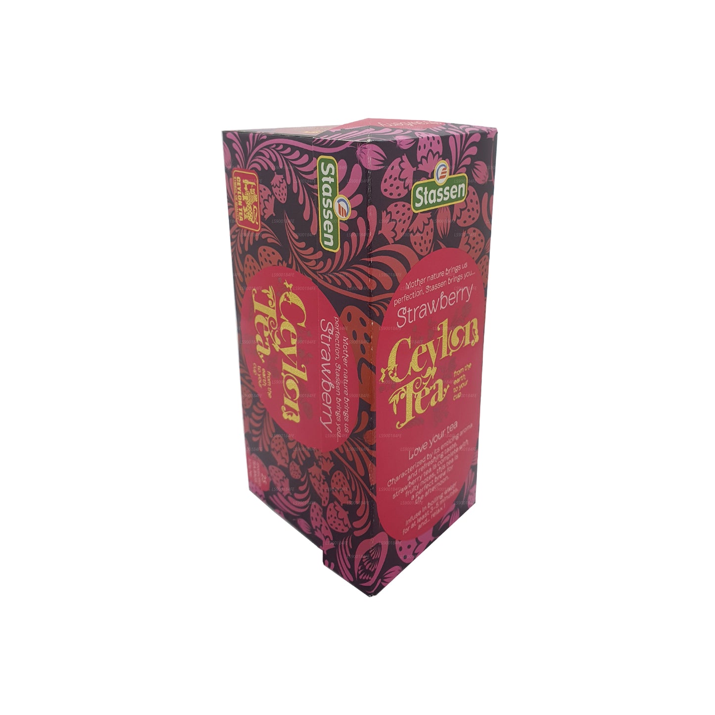 Thé à la fraise Stassen (37,5 g) 25 sachets de thé