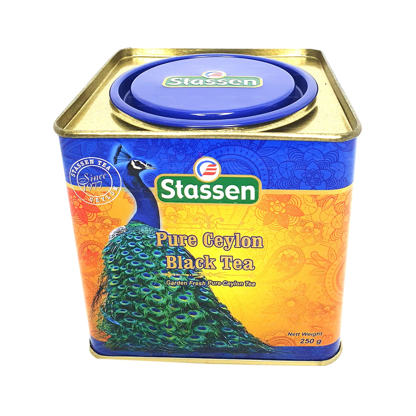 Thé noir de Ceylan Stassen Pure (250 g) en boîte