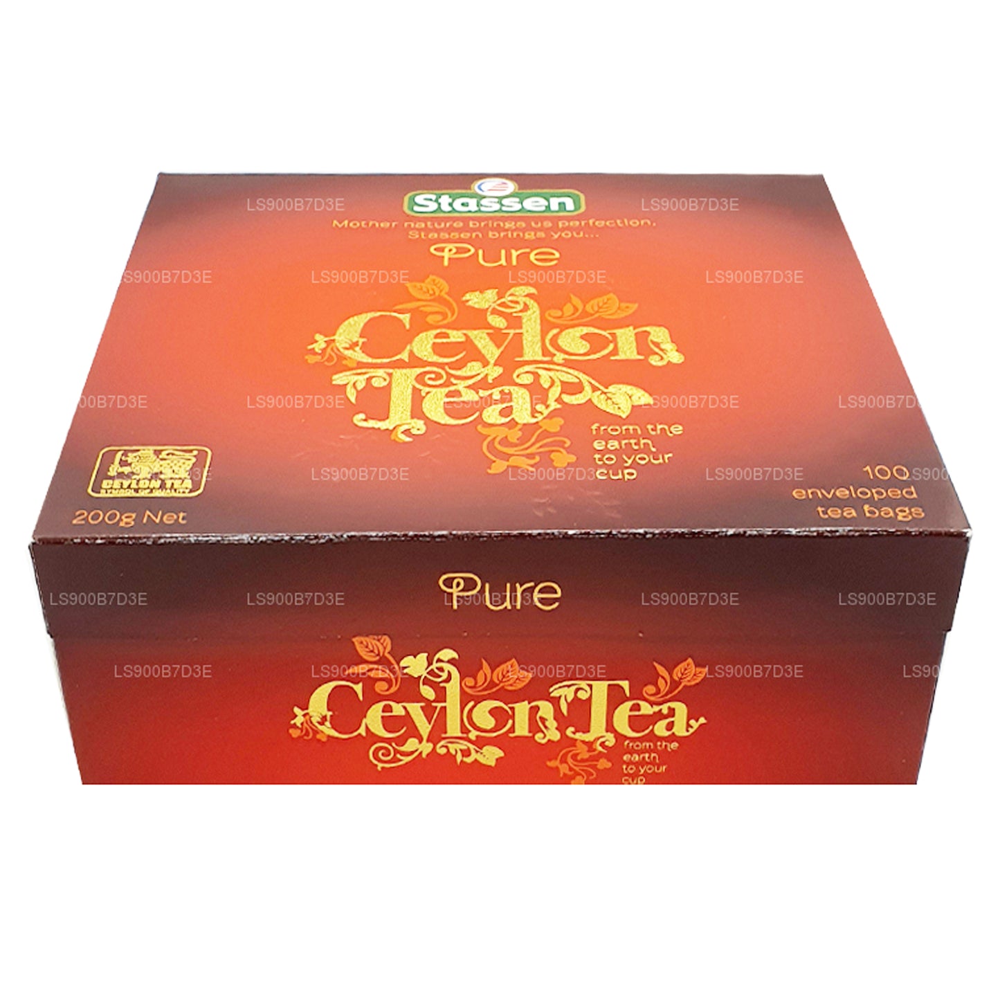 Thé noir Stassen Pure Ceylan (200 g) 100 sachets de thé