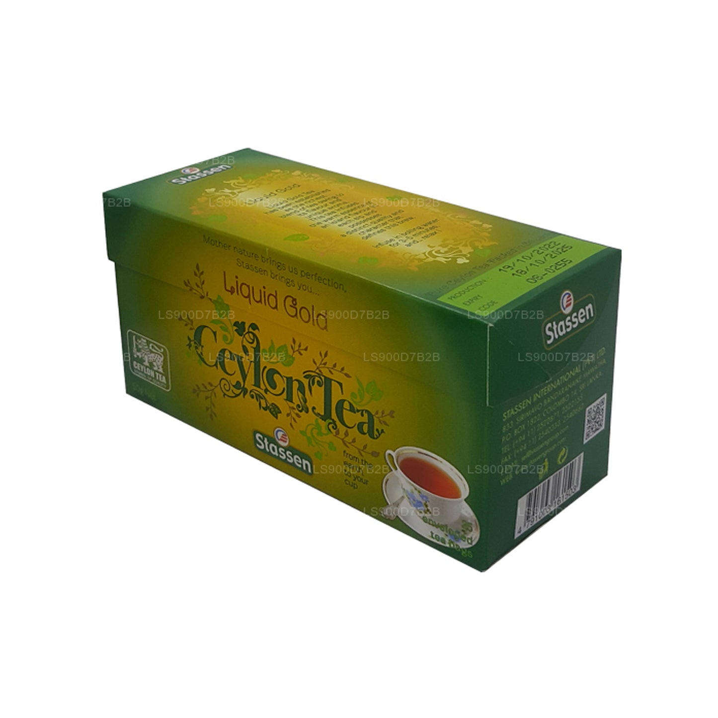 Thé liquide doré Stassen (50g) 25 sachets de thé