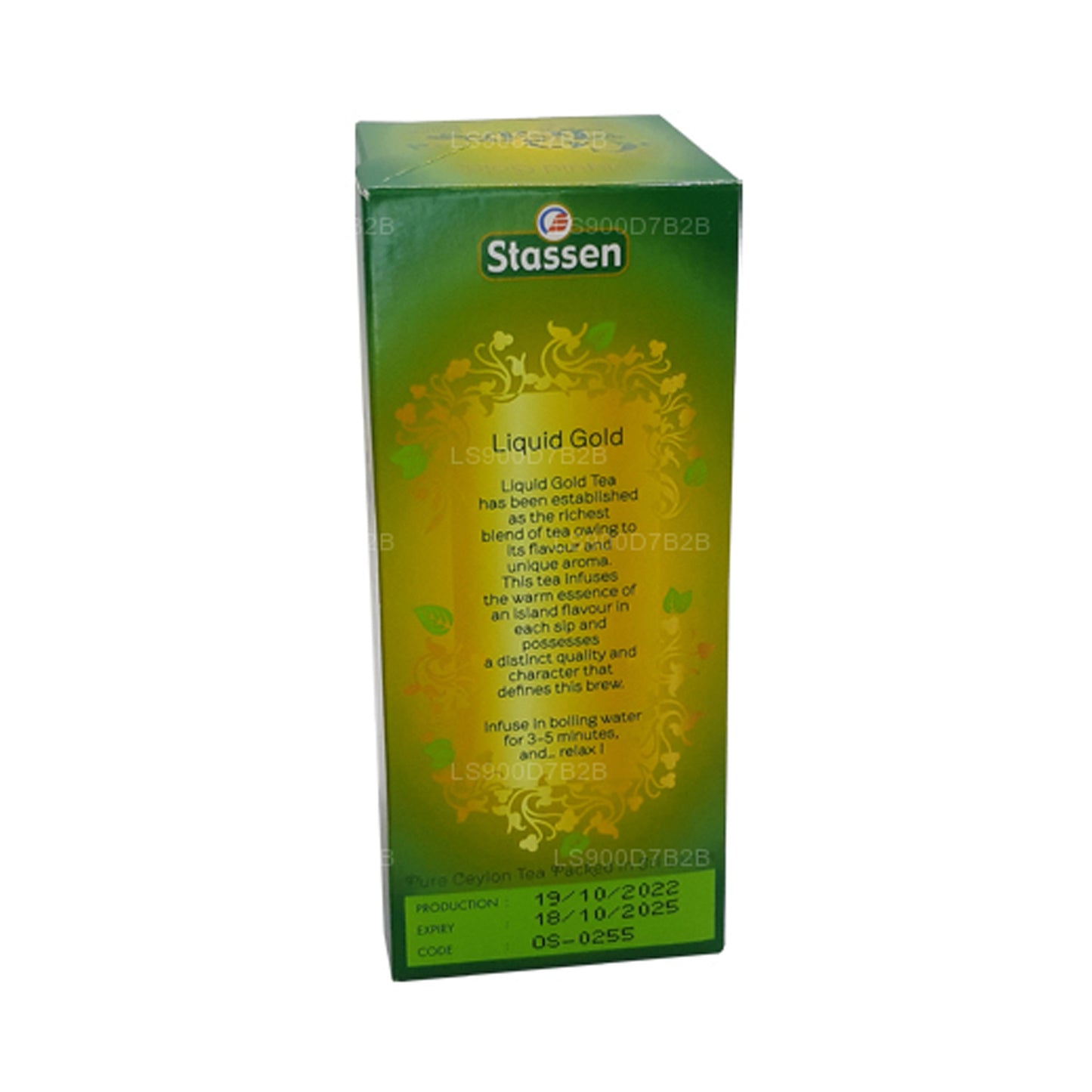 Thé liquide doré Stassen (50g) 25 sachets de thé