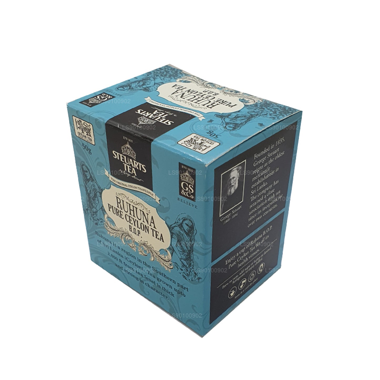 Thé aux feuilles George Steuart Ruhuna BOP (50 g)