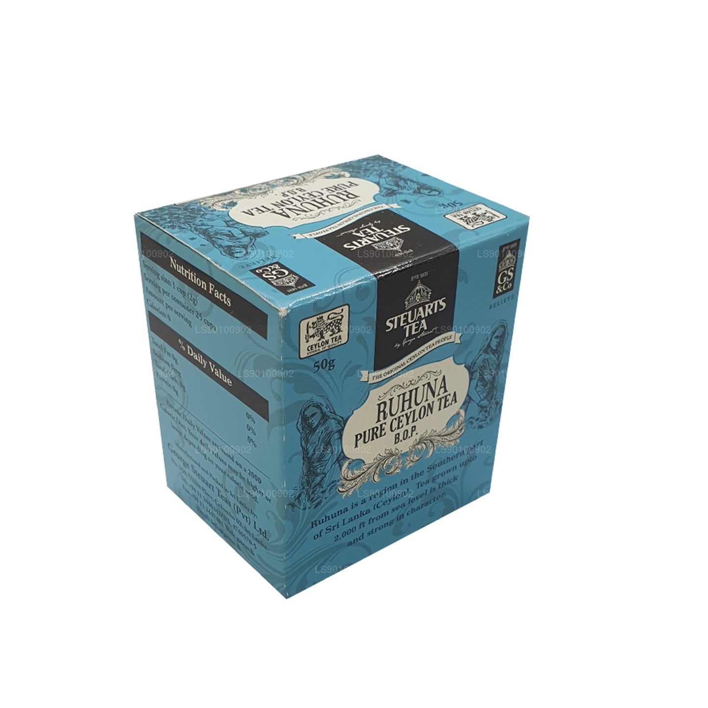 Thé aux feuilles George Steuart Ruhuna BOP (50 g)