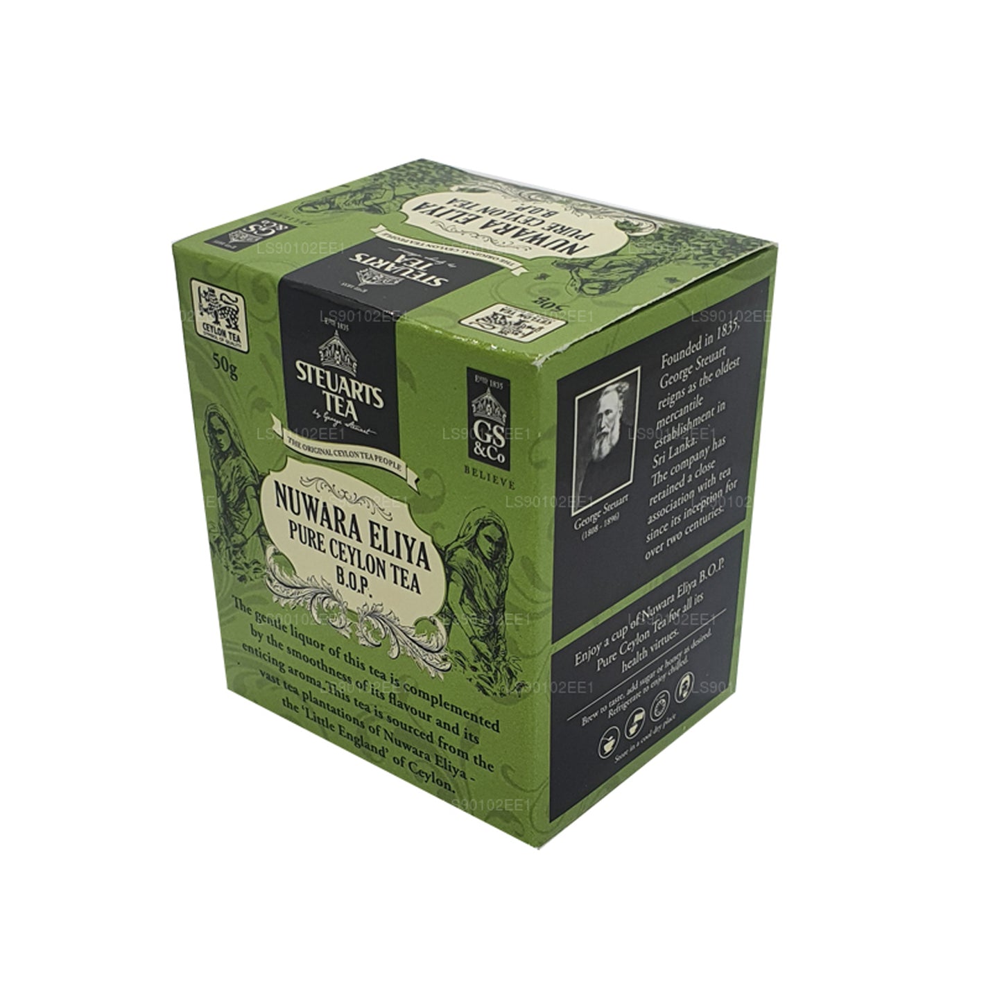 Thé en feuilles George Steuart Nuwara Eliya BOP (50 g)