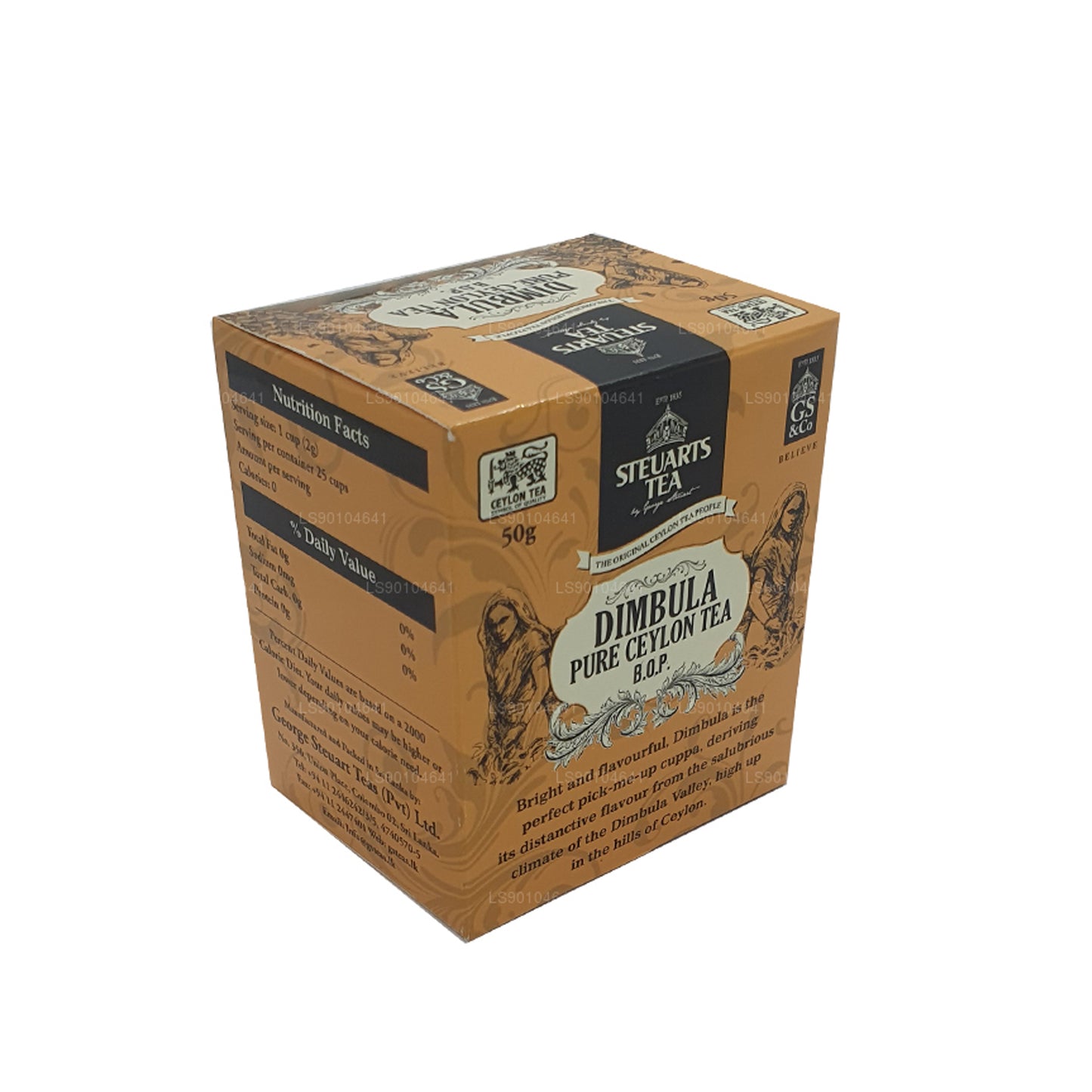 Thé aux feuilles George Steuart Dimbula BOP (50 g)