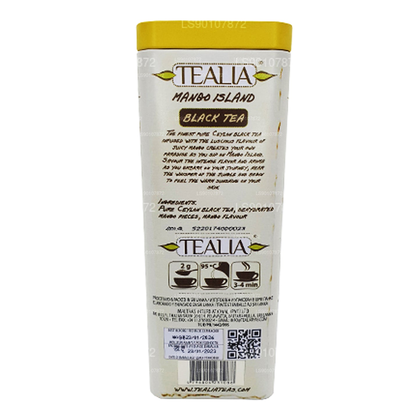 Feuilles de mangue Tealia Mango Island en vrac (100 g)