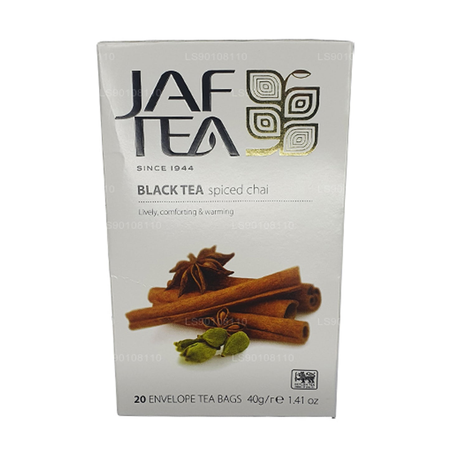 Thé noir épicé Jaf Tea Pure Spice Collection (40 g) 20 sachets de thé