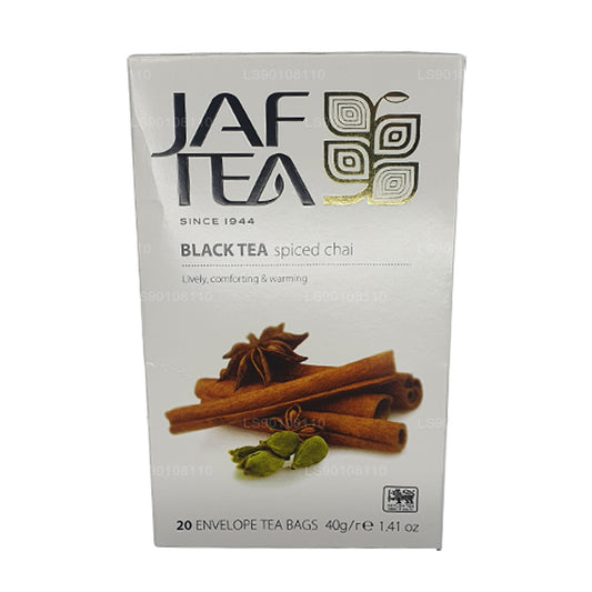 Thé noir épicé Jaf Tea Pure Spice Collection (40 g) 20 sachets de thé