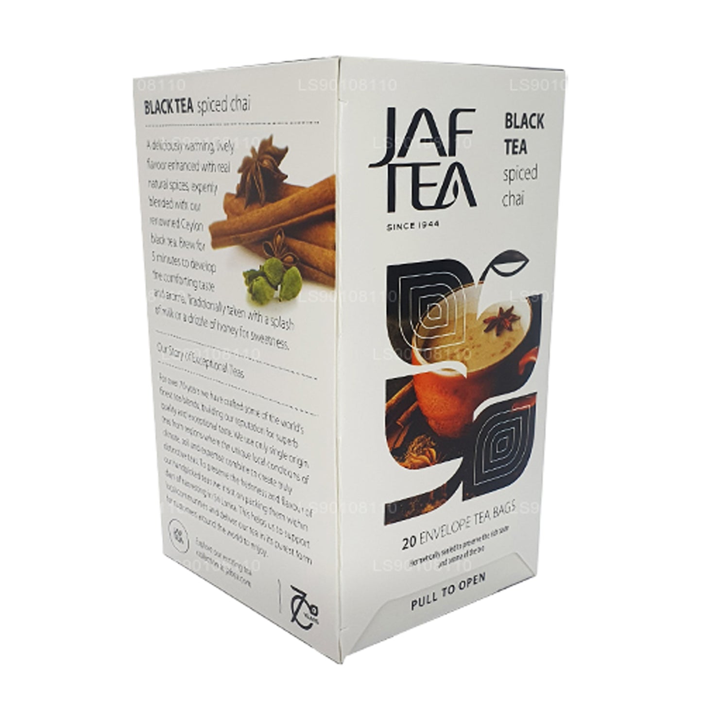 Thé noir épicé Jaf Tea Pure Spice Collection (40 g) 20 sachets de thé