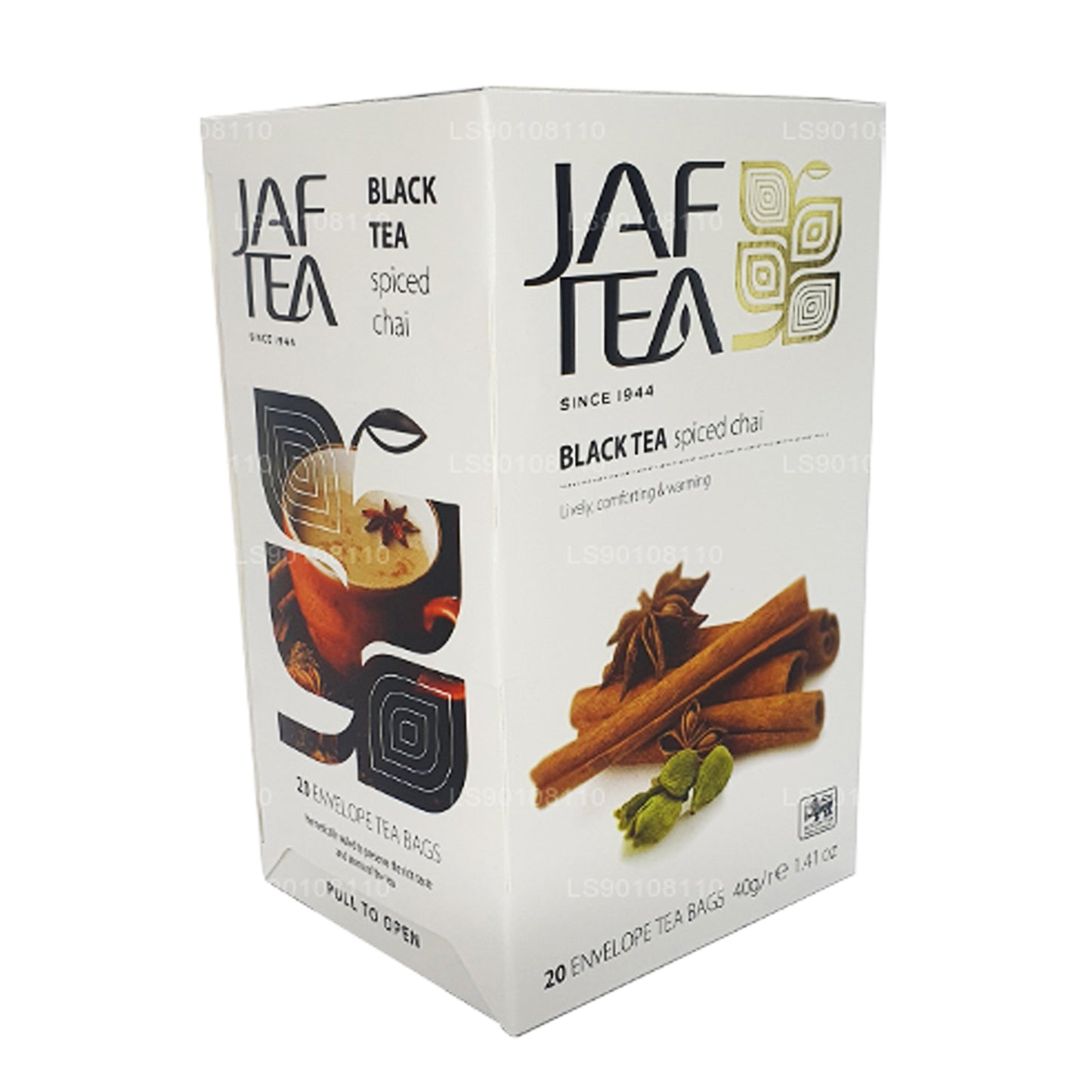 Thé noir épicé Jaf Tea Pure Spice Collection (40 g) 20 sachets de thé