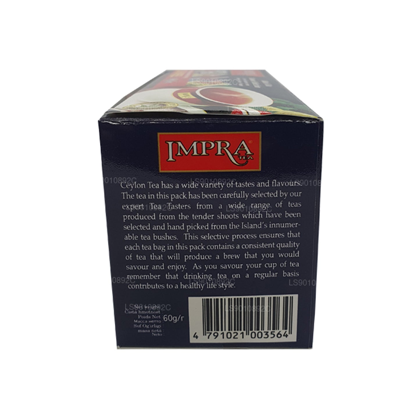 Thé noir de Ceylan de la collection Impra Flavor (60 g) 30 sachets