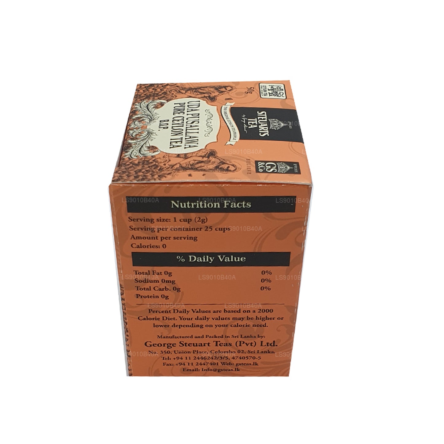 Thé en feuilles George Steuart Uda Pusallawa BOP (50 g)