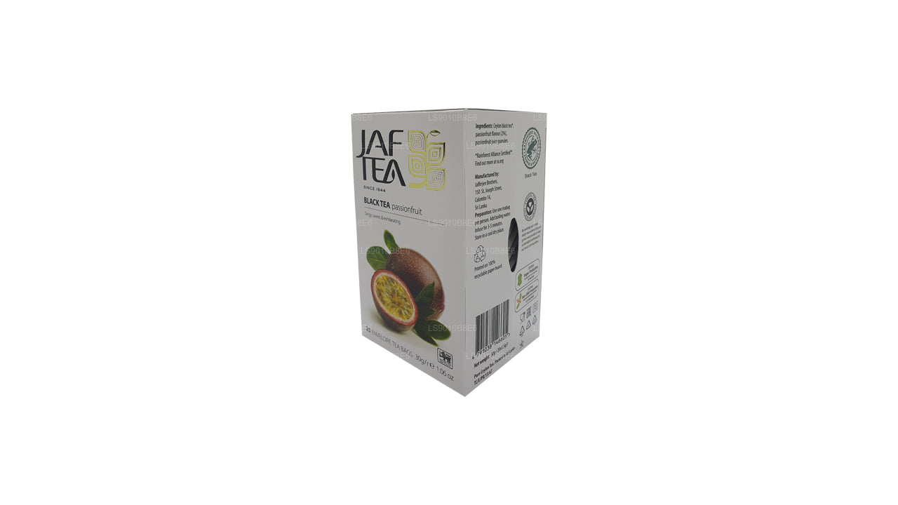 Sachets de thé en aluminium pour thé noir de la collection Pure Fruits de la collection Jaf Tea (30 g)