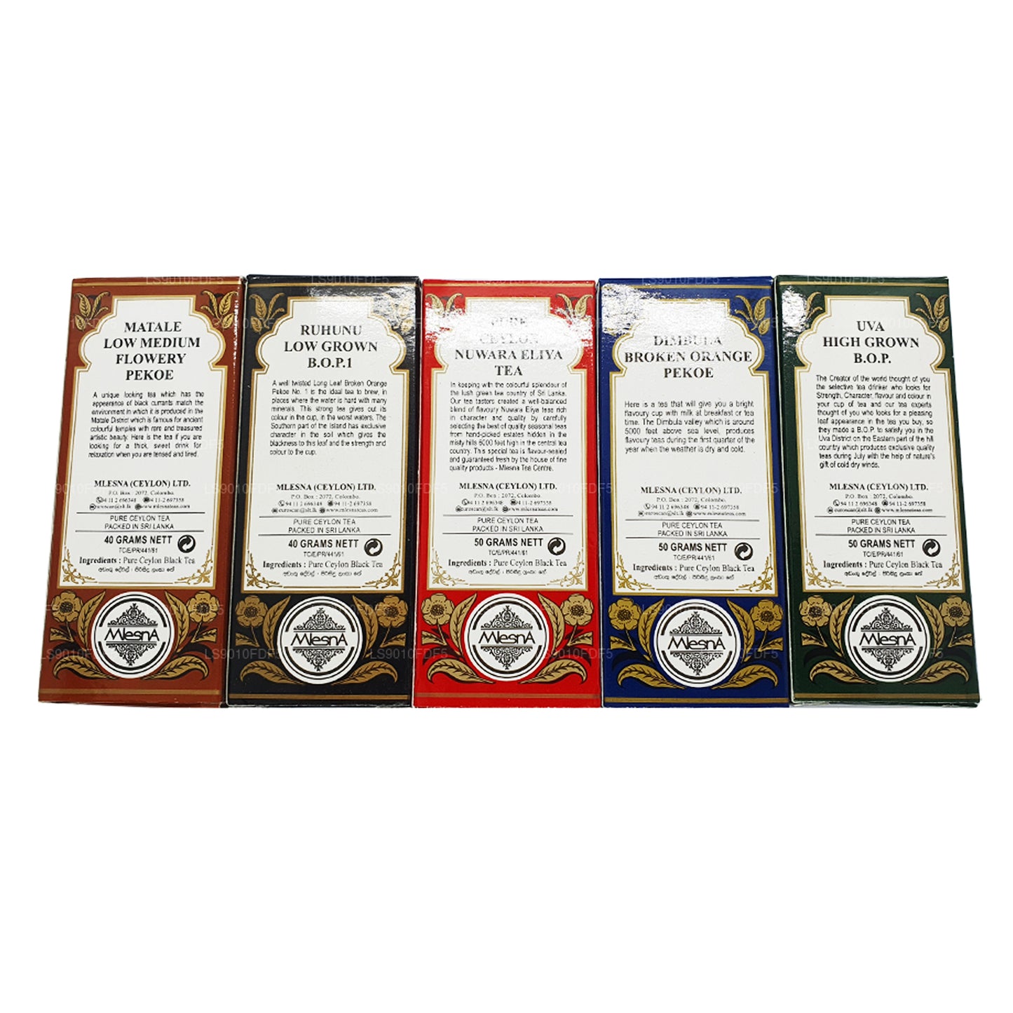 Mlesna 5 Regional Assorted Ceylon Black Tea (230g)