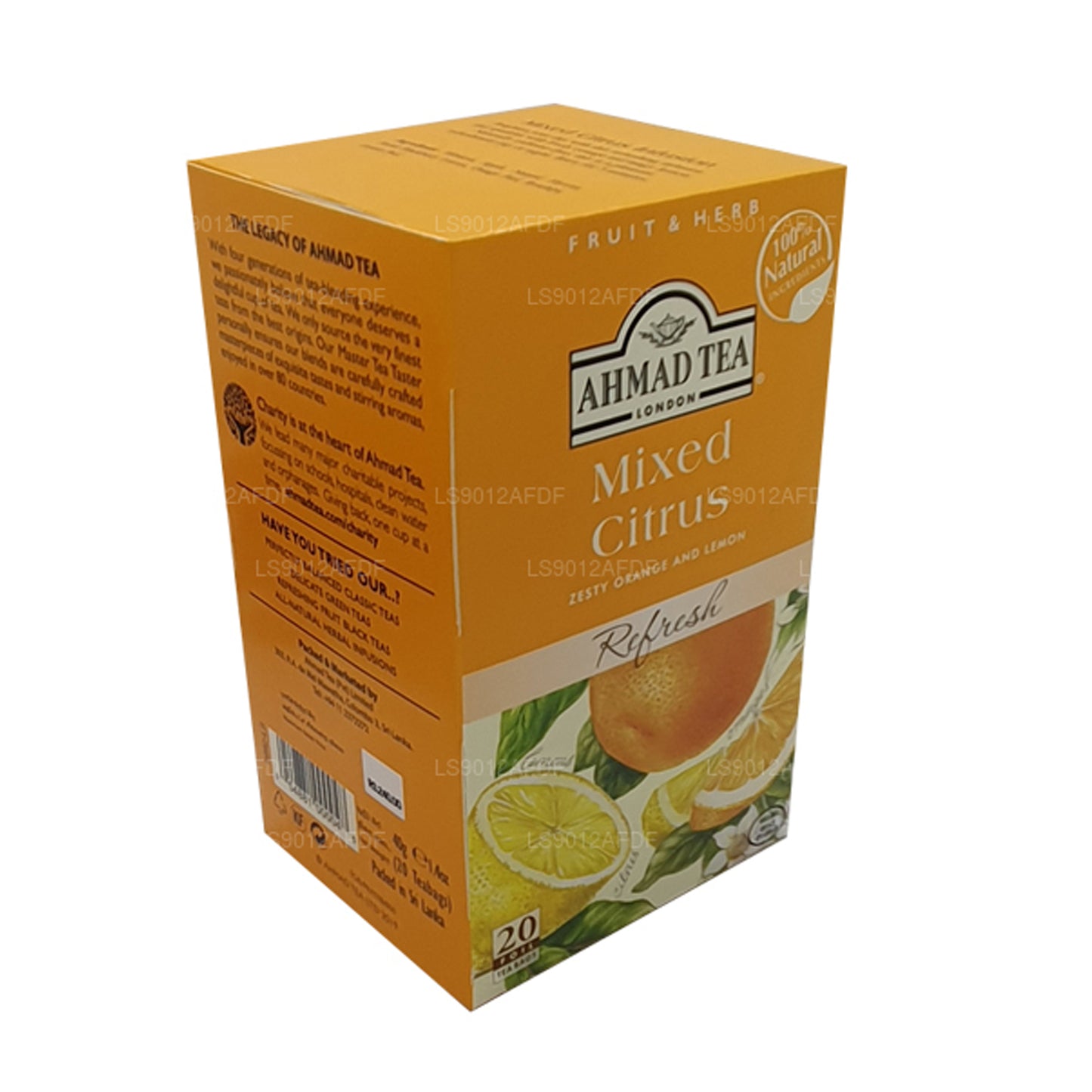 Thé aux agrumes mixte Ahmad Tea (40 g) 20 sachets de thé