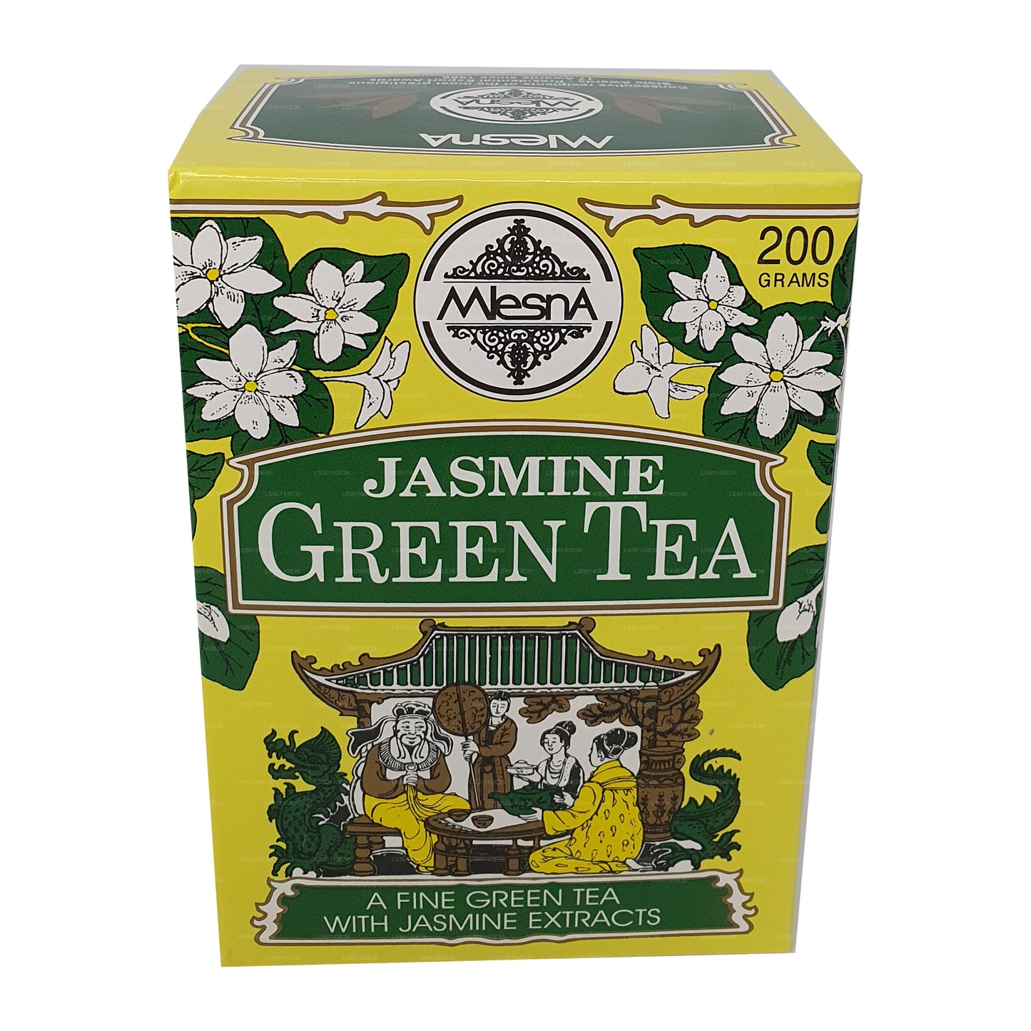 Thé vert en vrac aromatisé au jasmin Melesna (200g)