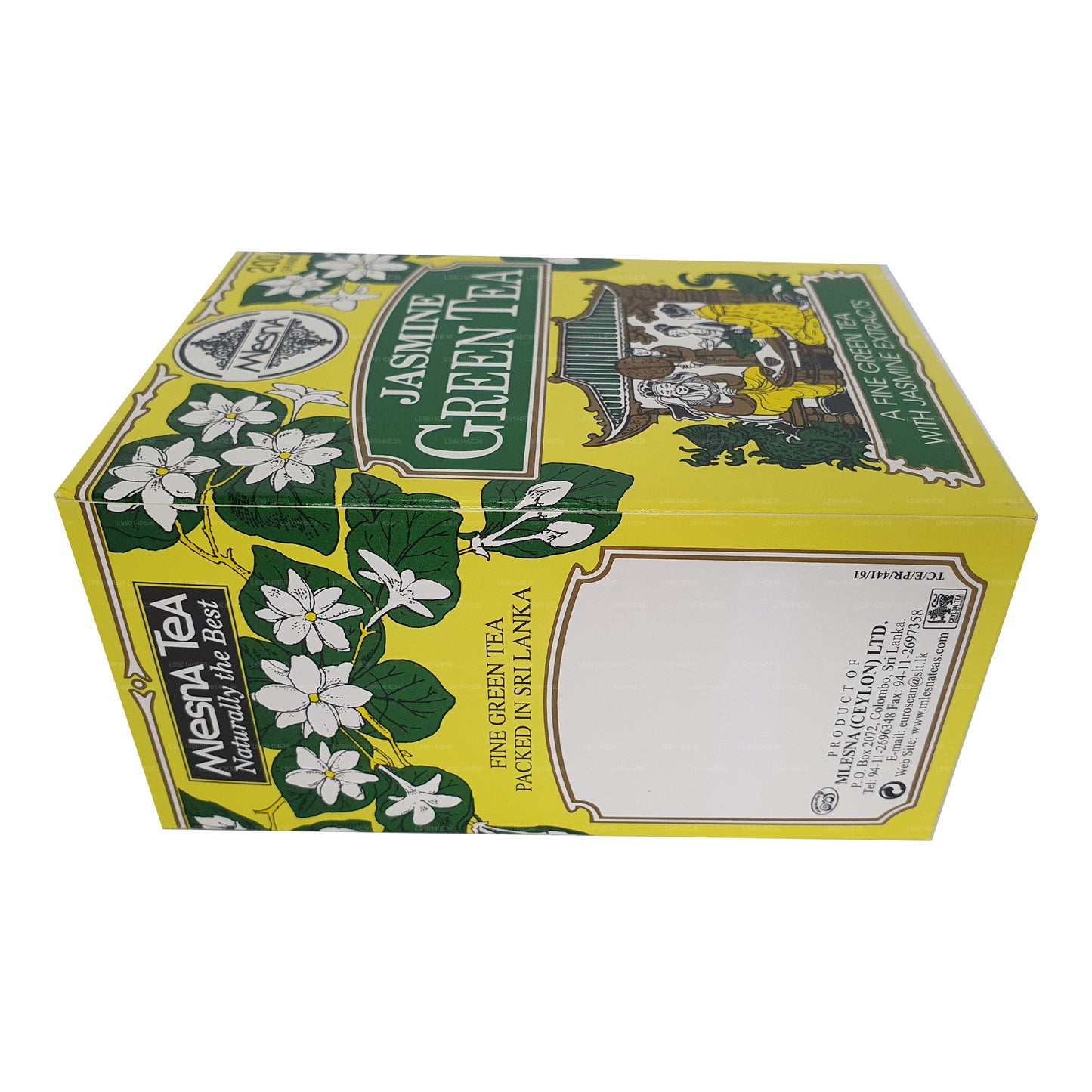 Thé vert en vrac aromatisé au jasmin Melesna (200g)