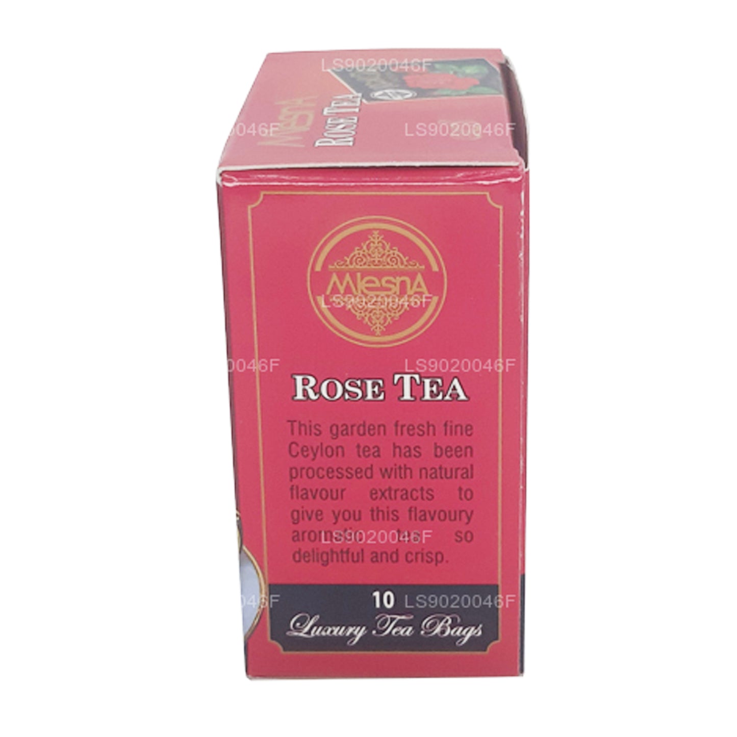Thé à la rose Melesna (20 g) 10 sachets de thé de luxe