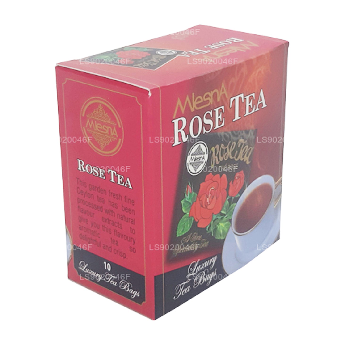 Thé à la rose Melesna (20 g) 10 sachets de thé de luxe