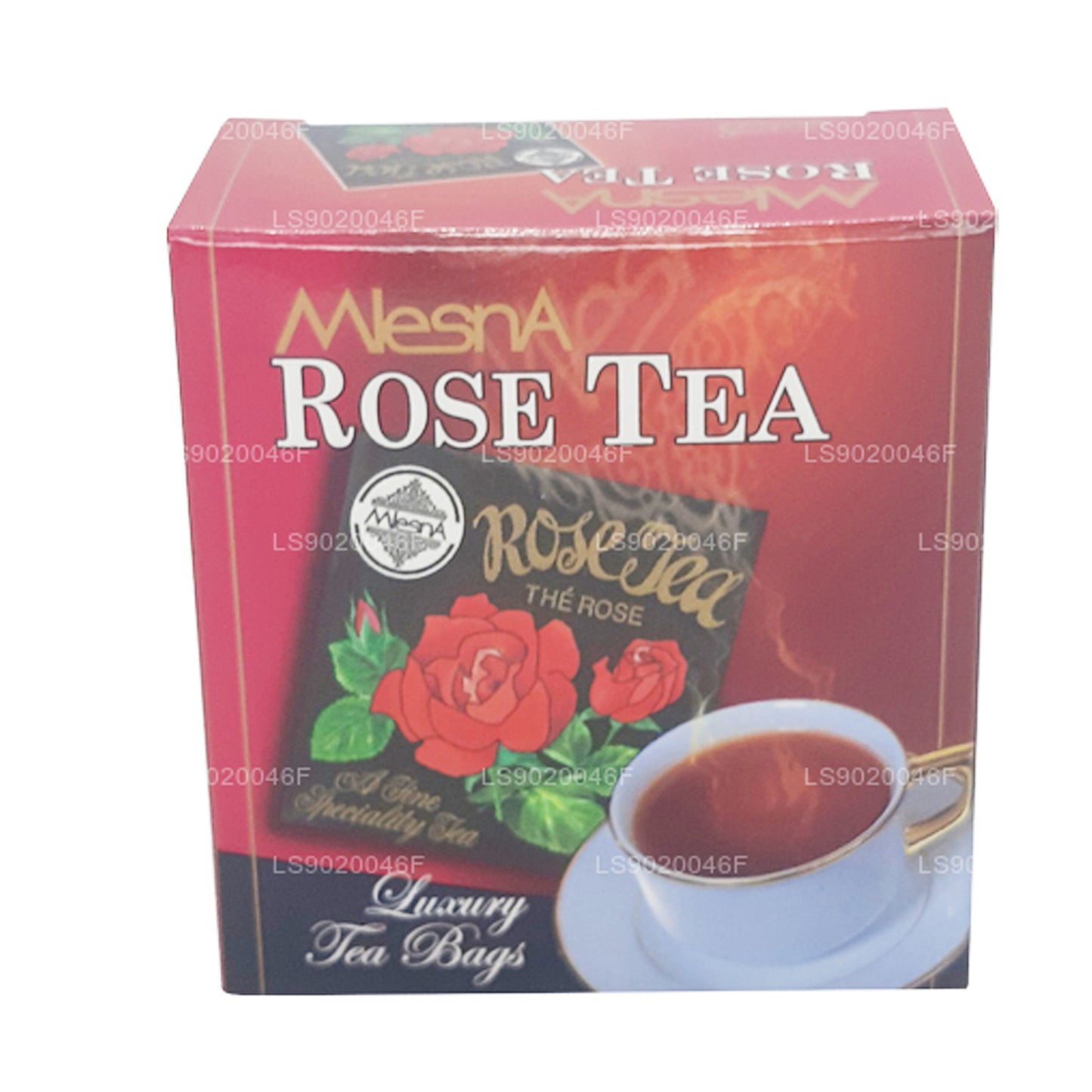 Thé à la rose Melesna (20 g) 10 sachets de thé de luxe