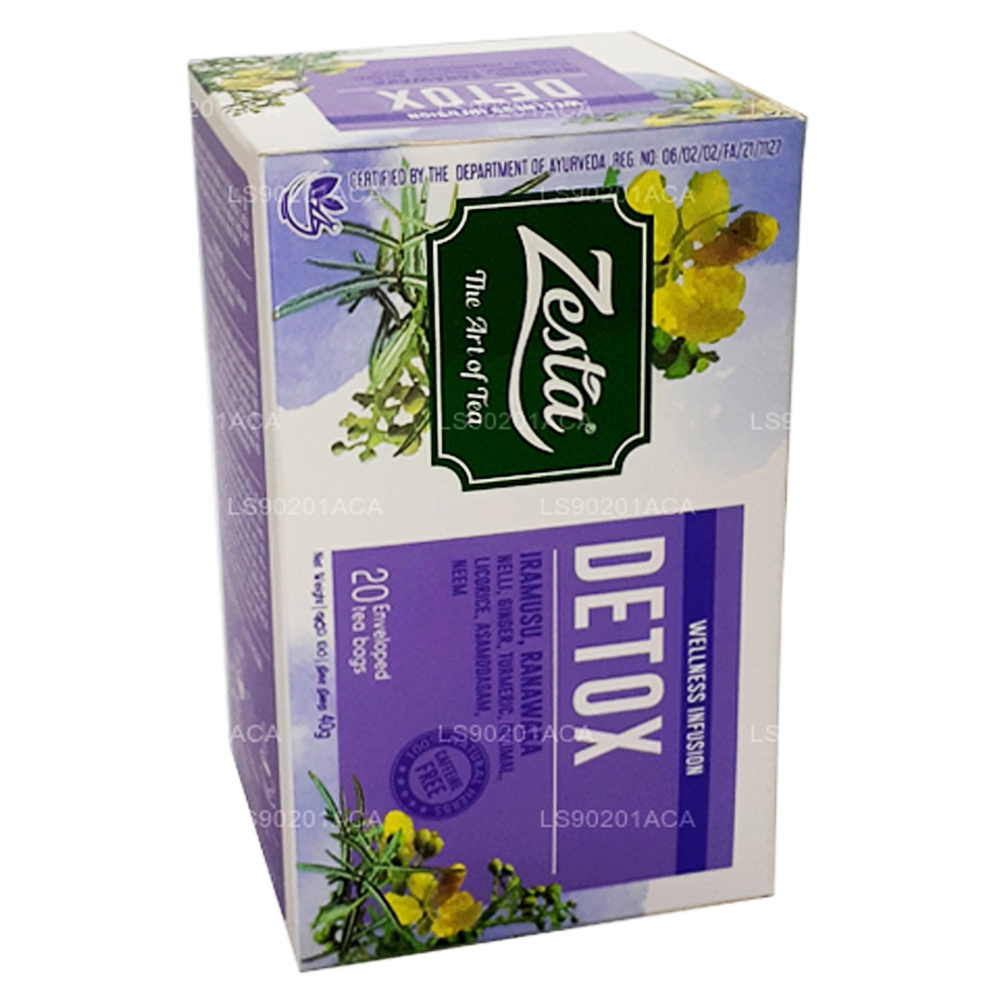 Zesta Detox Iramusu, Ranawara (40g) 20 sachets de thé
